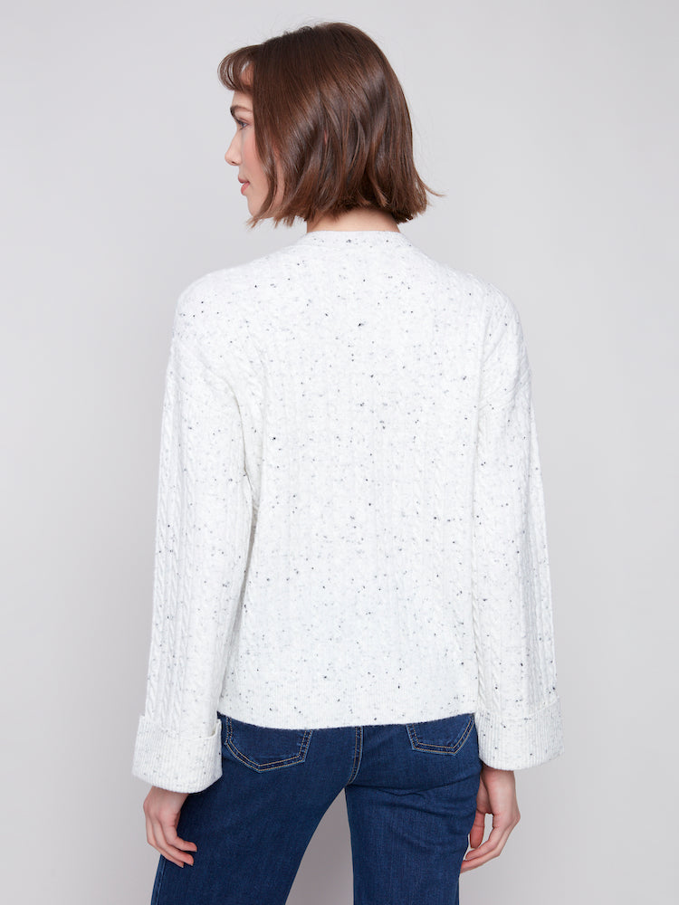 Speckled Crew Neck Sweater
