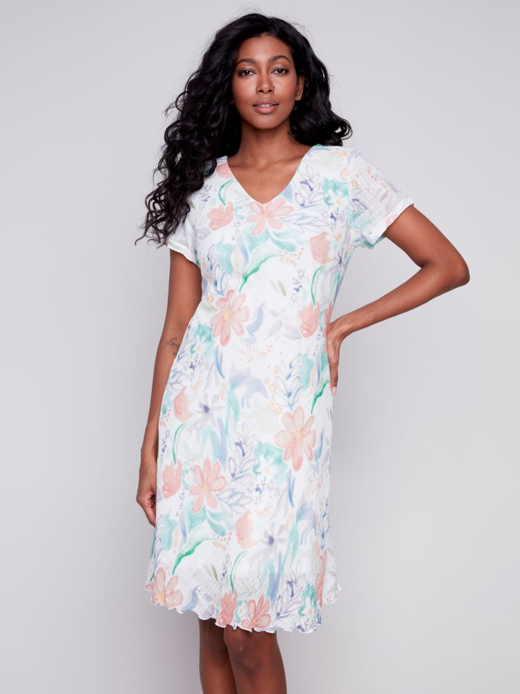 Floral Print Sun Dress