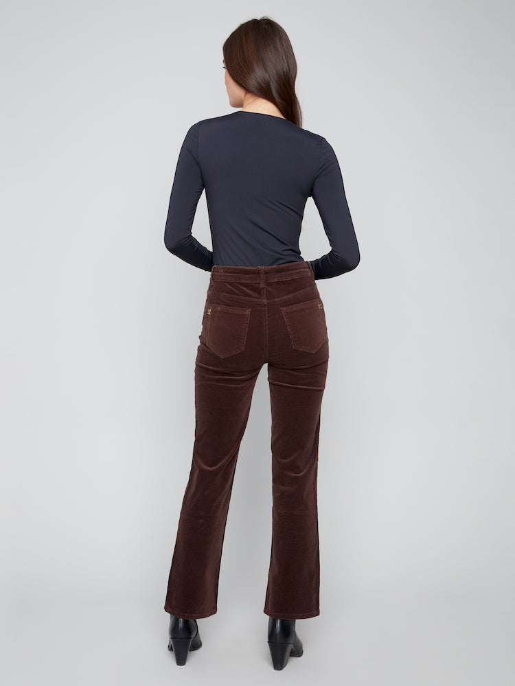 Straight Leg Corduroy Pants