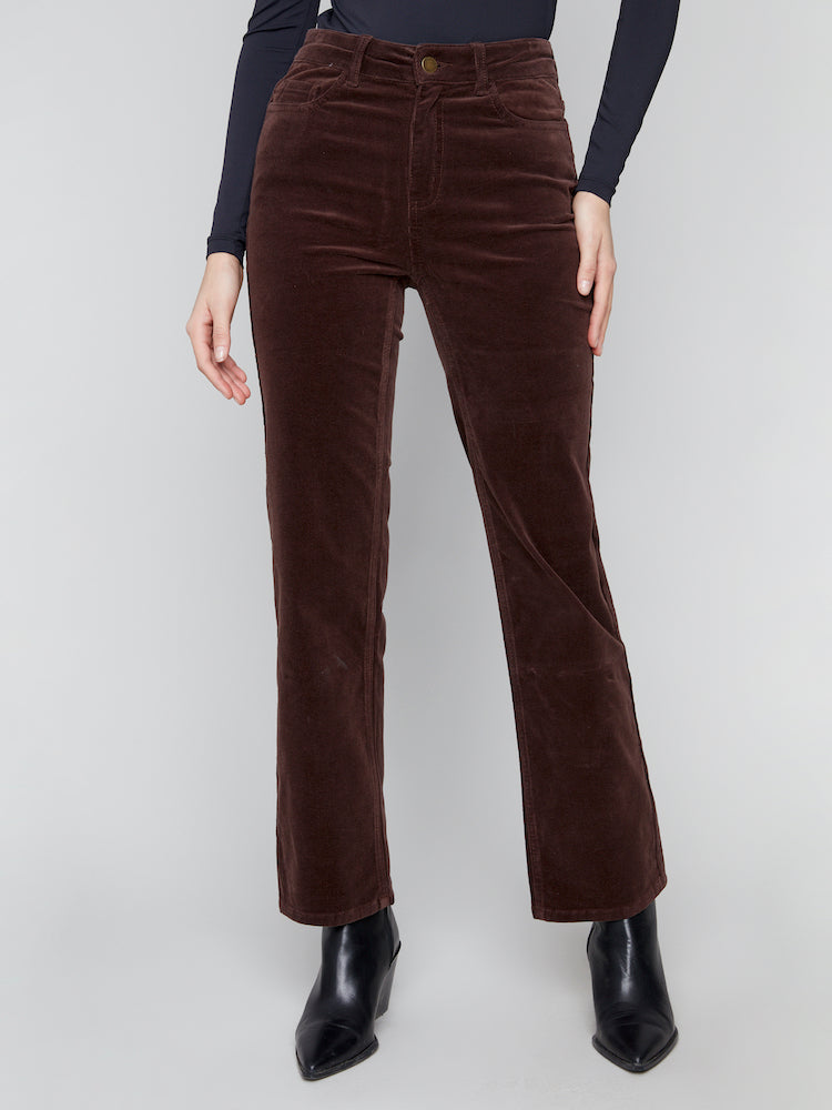 Straight Leg Corduroy Pants