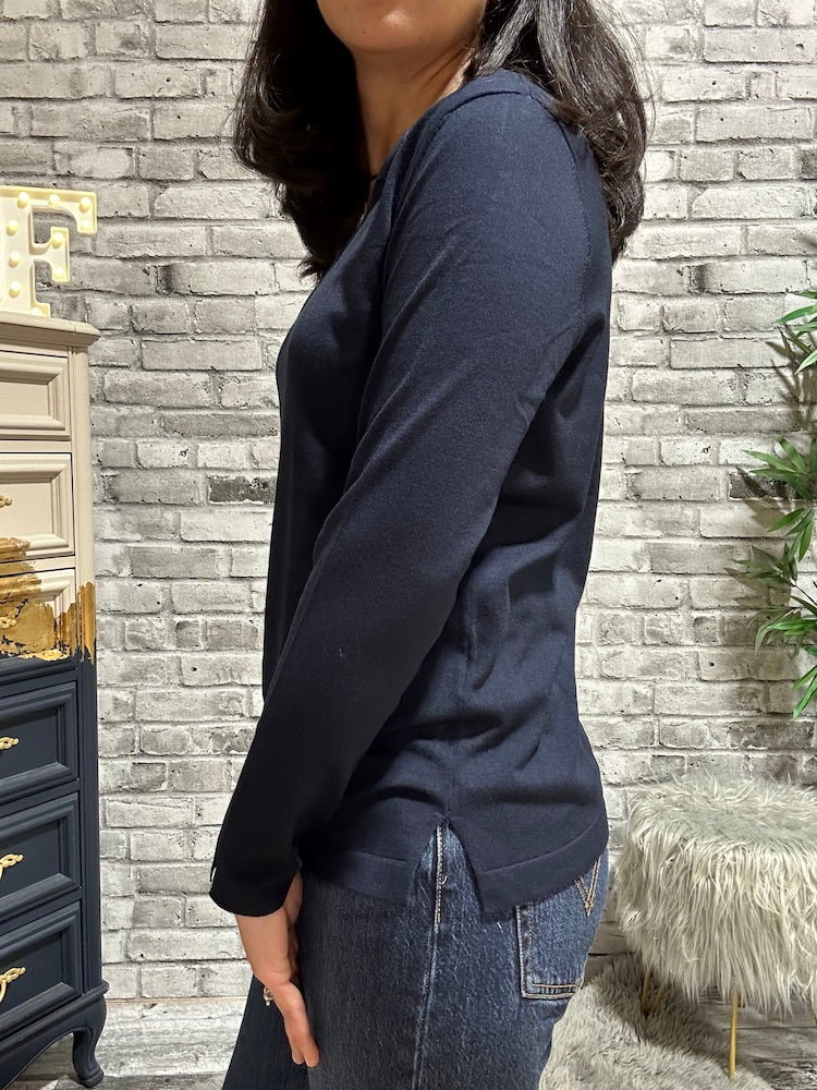 Long Sleeve V-Neck Sweater