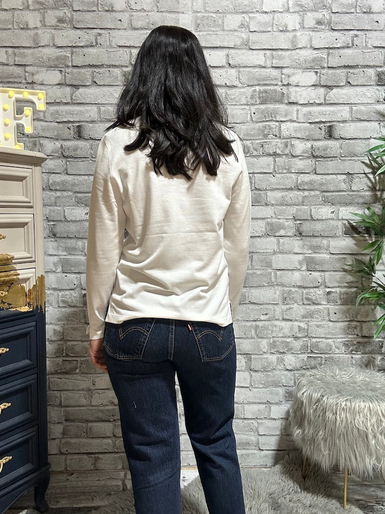 Long Sleeve V-Neck Sweater