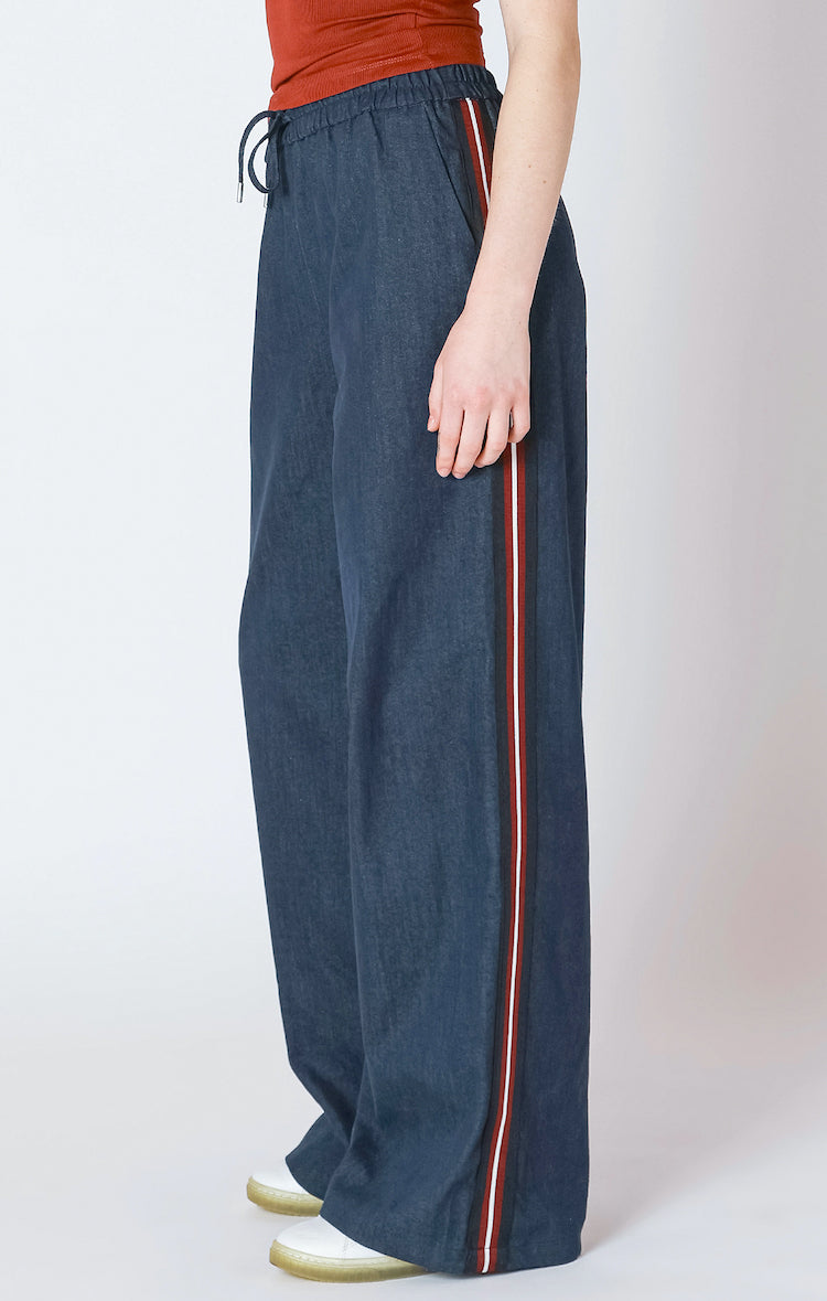 Side Stripe Wide Leg
