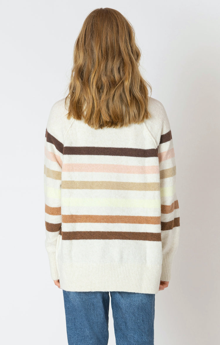 Stripe Over Size Sweater