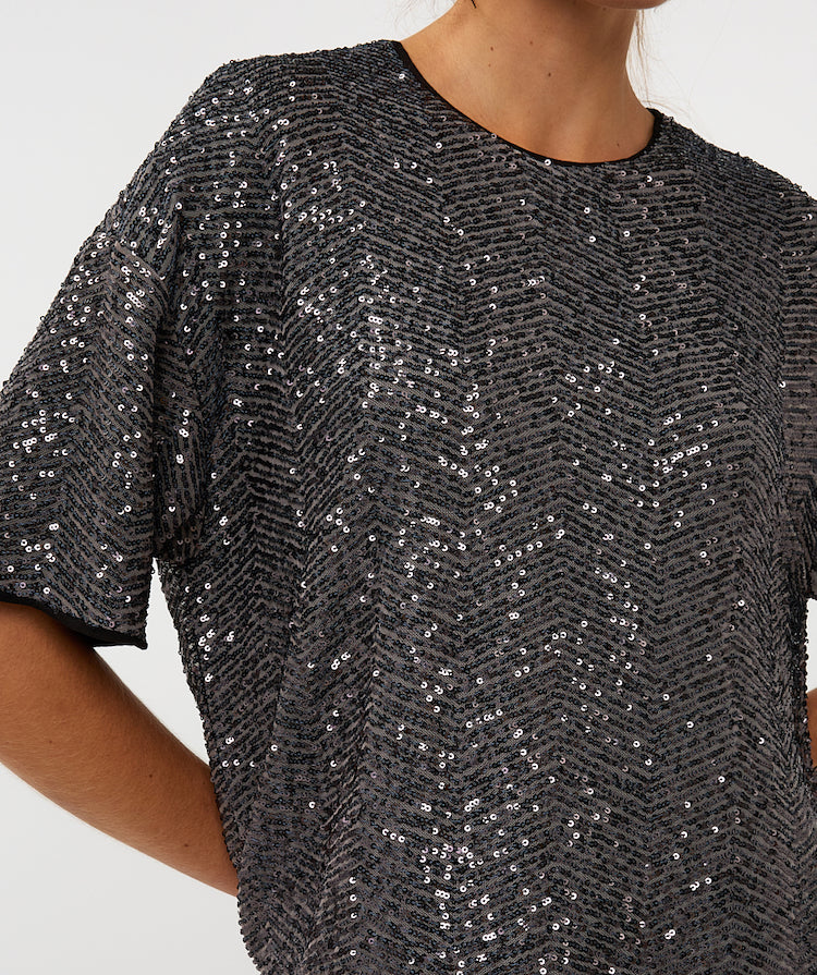 ZigZag Sequin Top