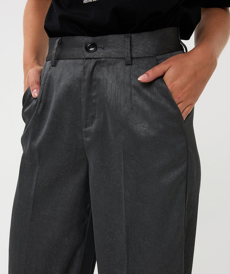 Wide Leg Shimmer Trouser