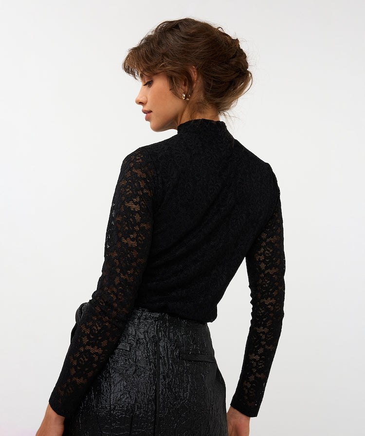 Lace Long Sleeve Top
