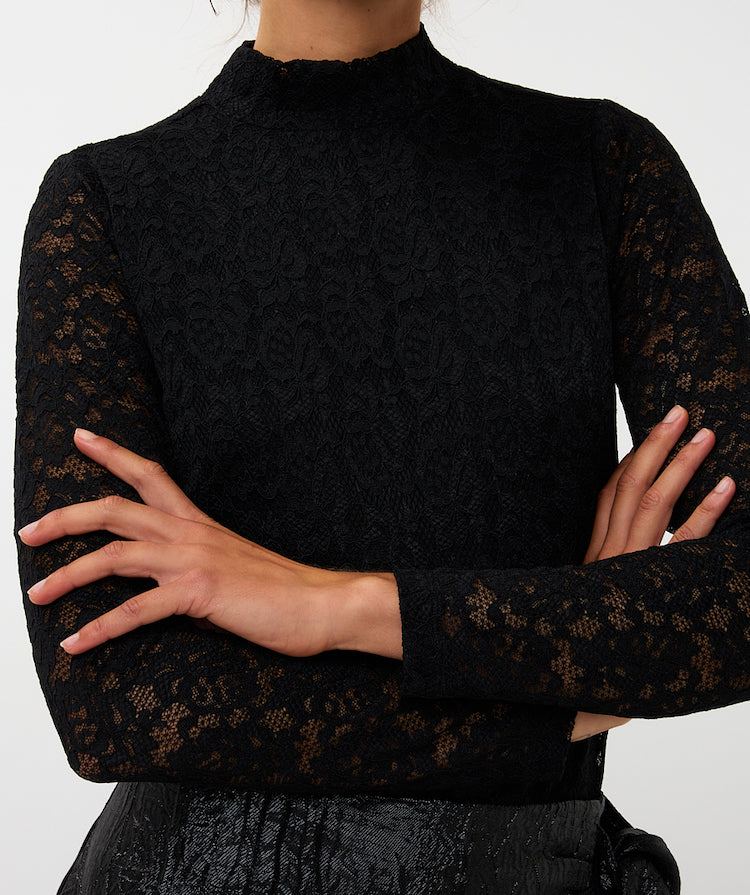 Lace Long Sleeve Top