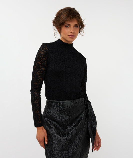 Lace Long Sleeve Top