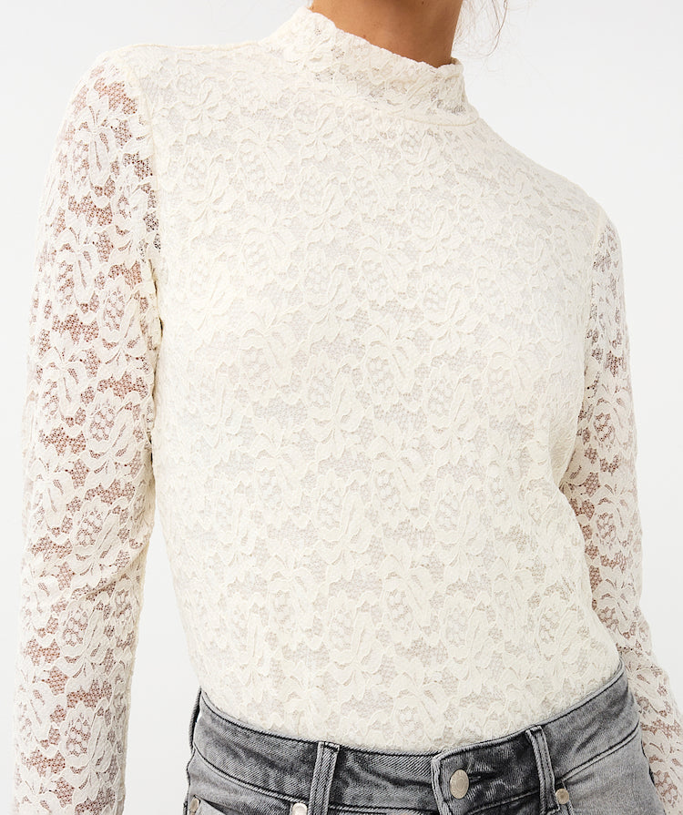 Lace Long Sleeve Top