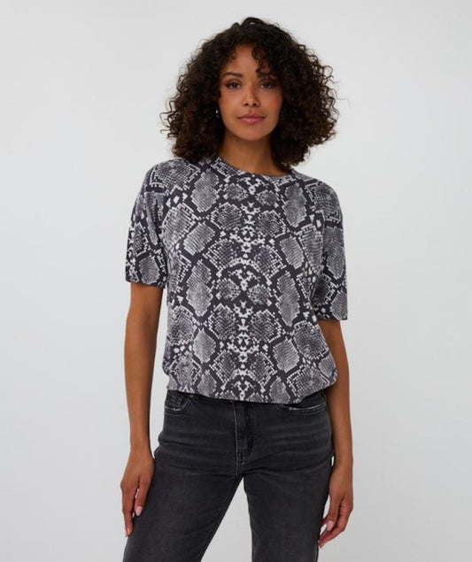 Snake Print Short Sleeve