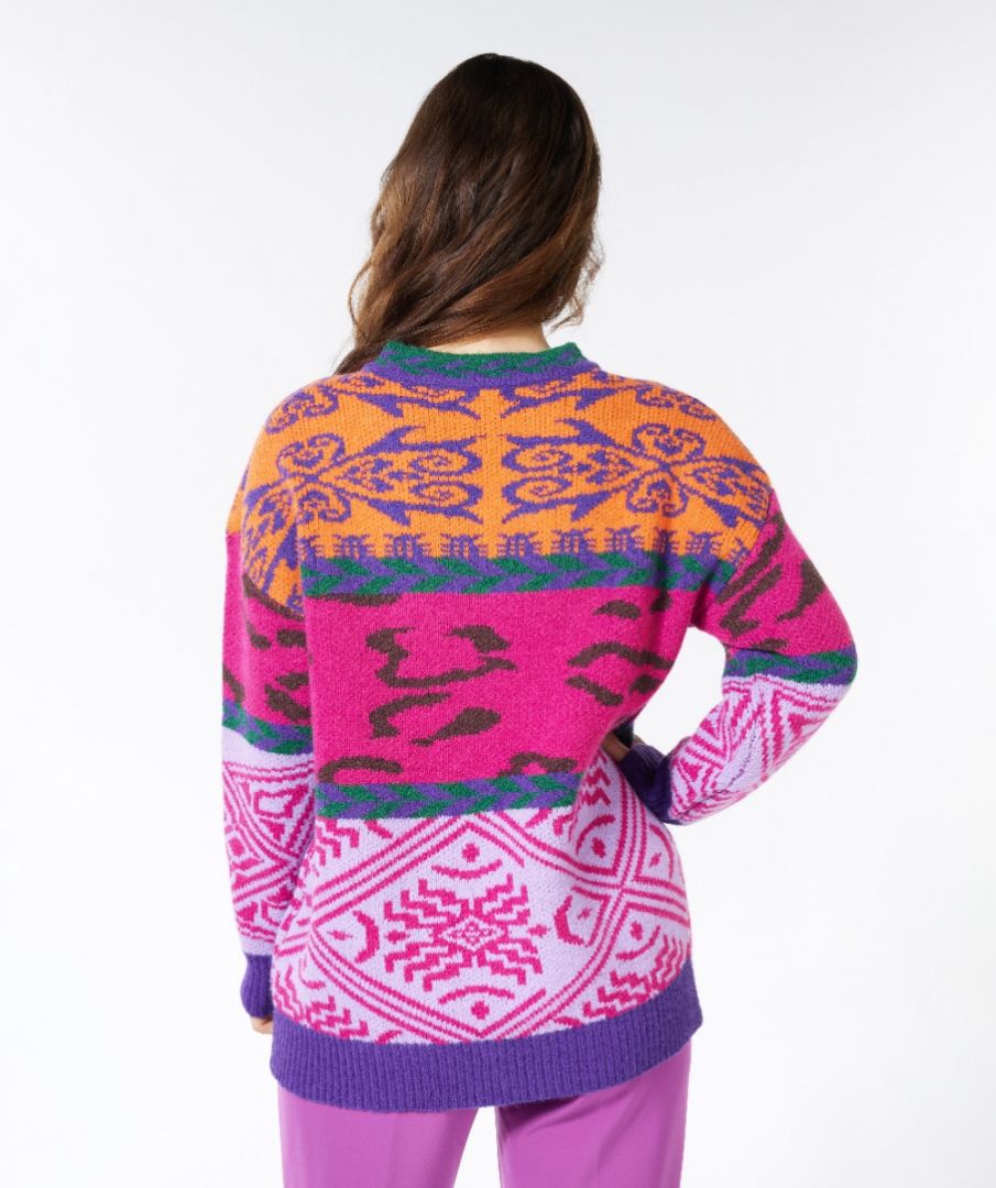 Jacquard Colored Sweater