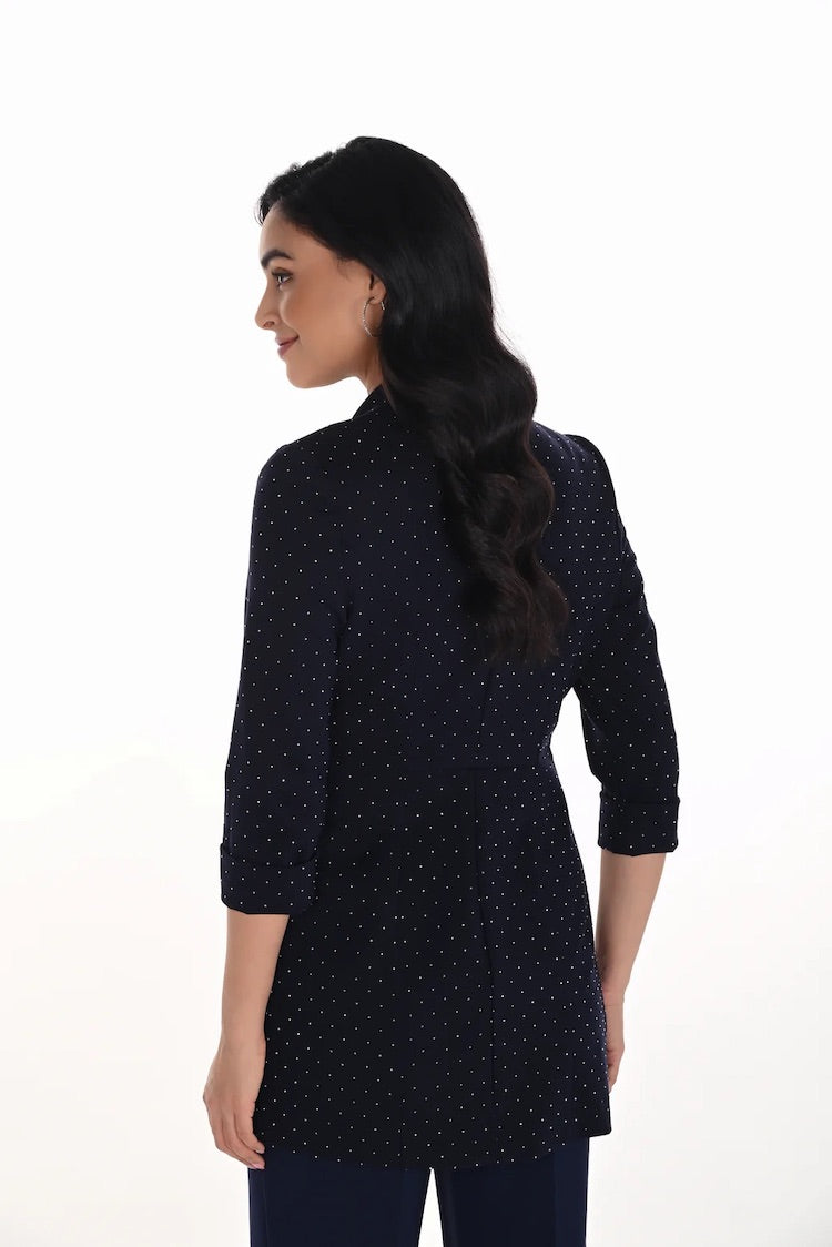 Polka Dot Blazer Jacket