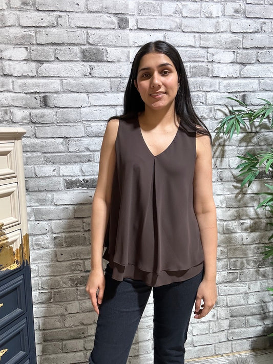 Sleeveless Flowy Top