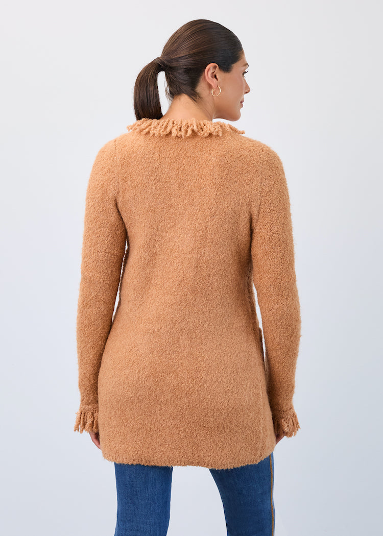 Cardigan Jacket With Fringes