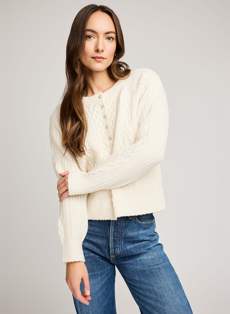 Aspen Half Button Up Sweater
