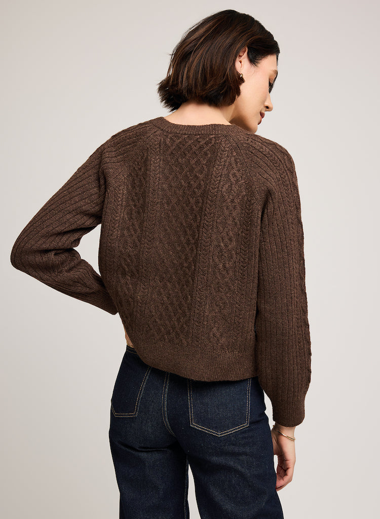 Aspen Half Button Up Sweater