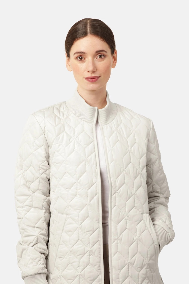 Long Padded Quilt Jacket