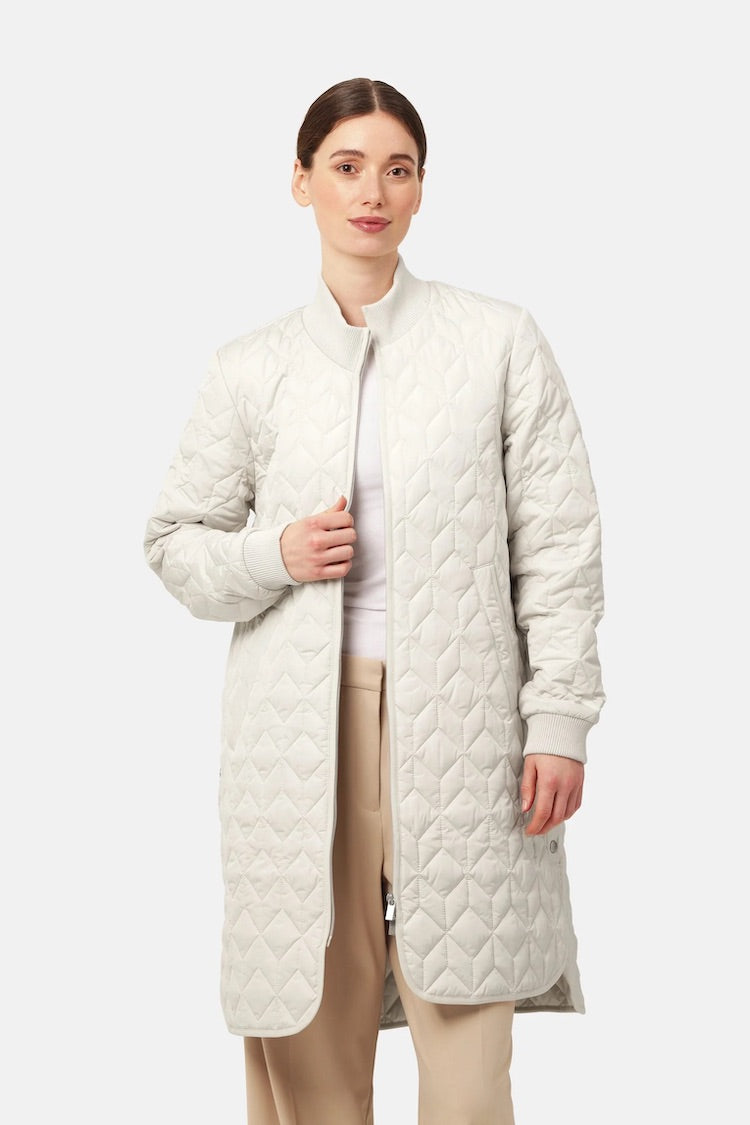 Long Padded Quilt Jacket