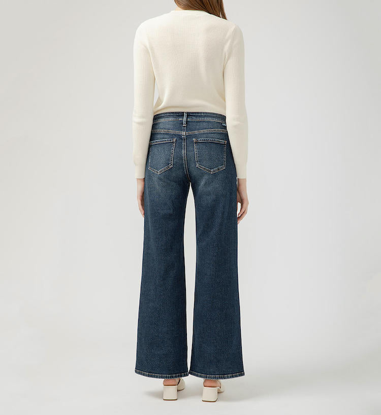 Willow Mid Rise Wide Leg Jeans