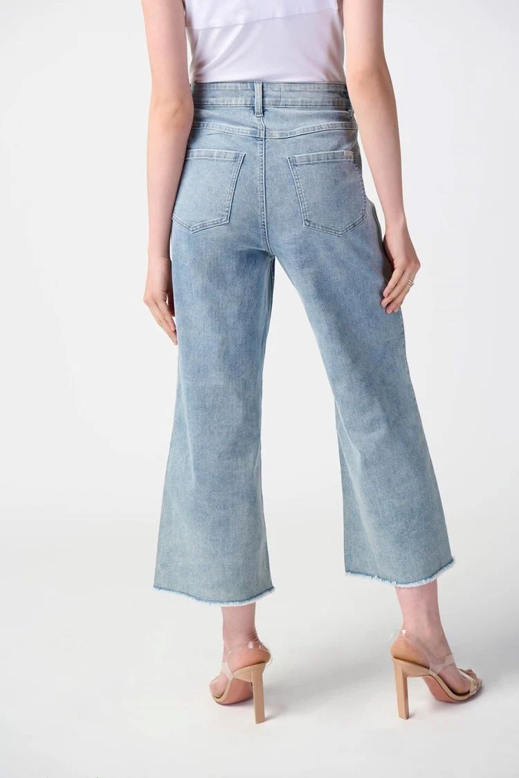 Split Hem Shimmer Detail Jeans