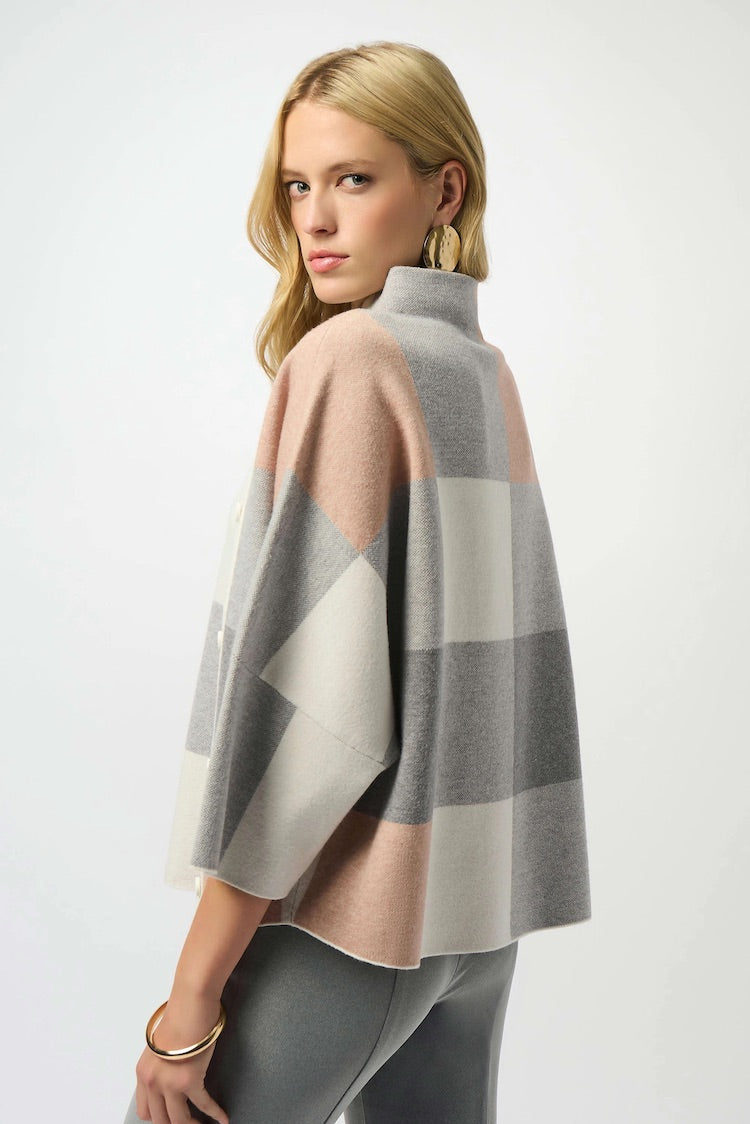 Plaid Jacquard Sweater