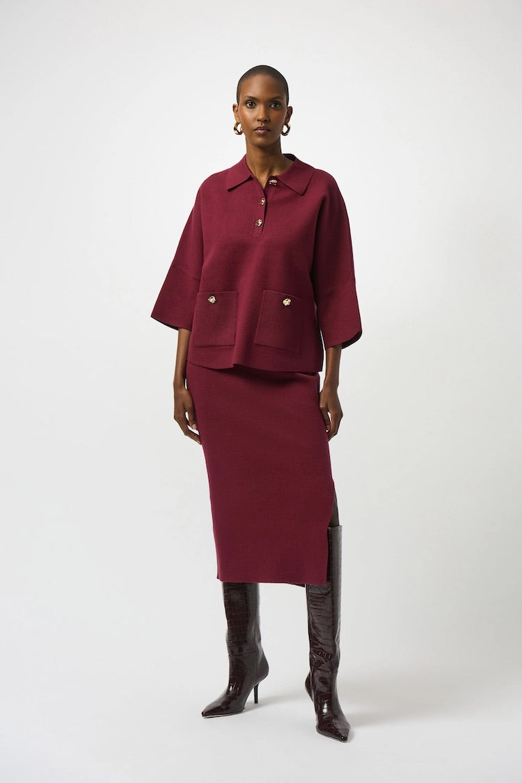Minimalist High-rise Midi Skirt * Fall Colours *