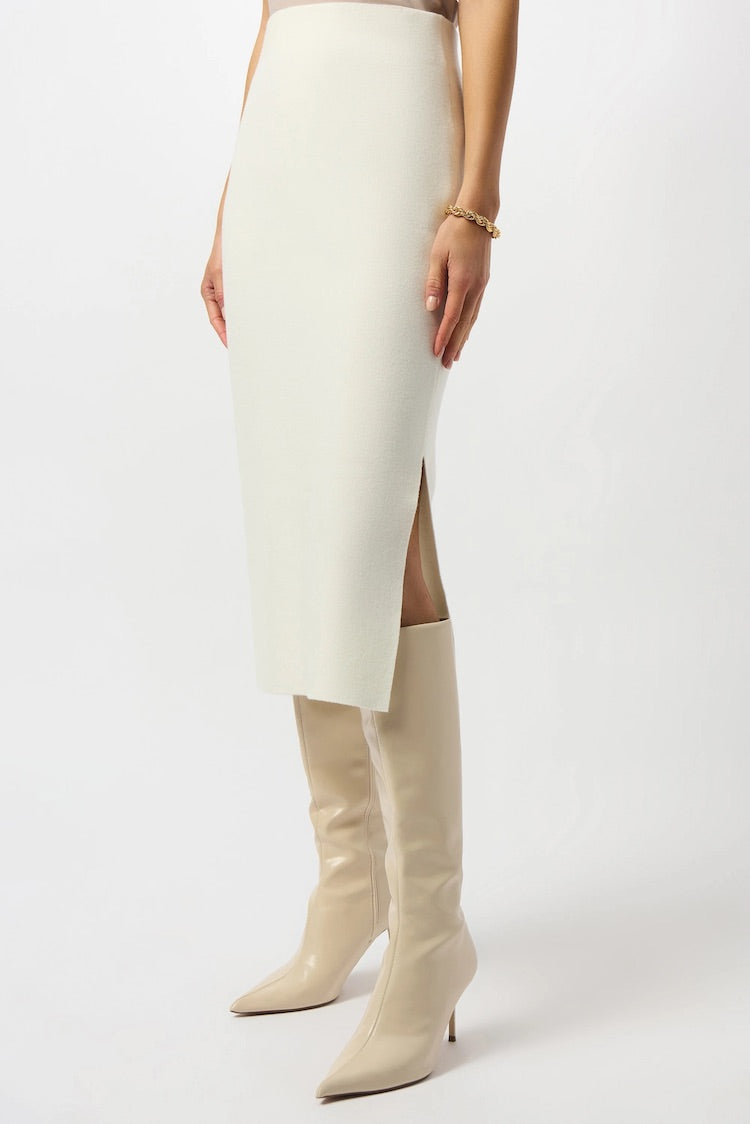 Minimalist High-rise Midi Skirt
