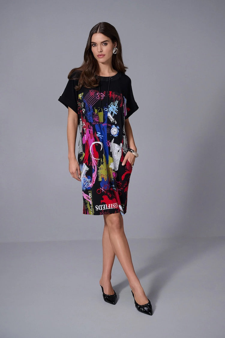 Casual Abstract Knee-length Dress