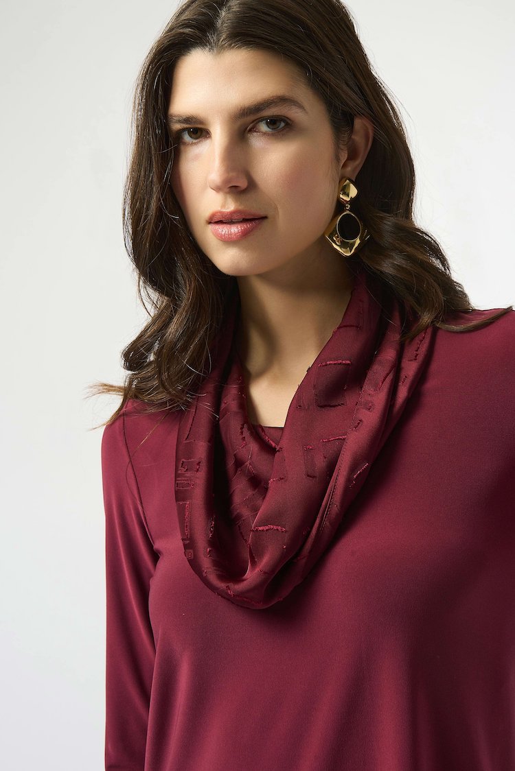 Cowl Neck Relaxed Fit Pullover