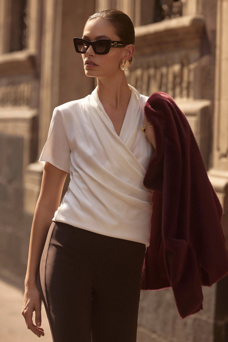 Casual V-neck Pullover