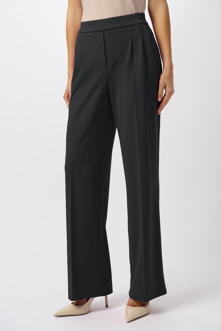Formal Mid-rise Wide-leg Trousers