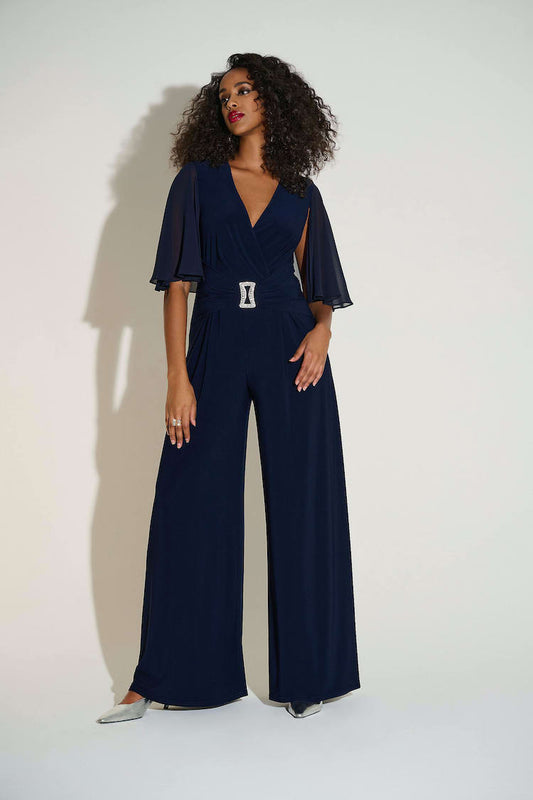 Elegant Flutter Sleeve Jumpsuit