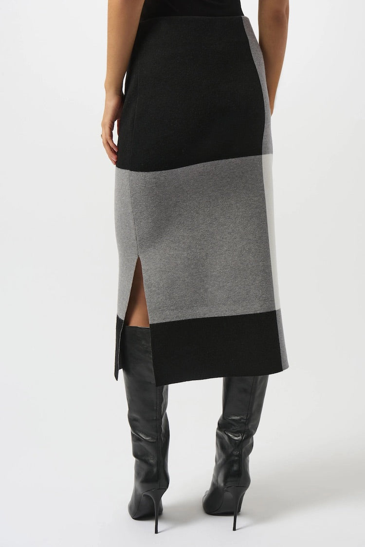 High-waist Knitted Pencil Skirt
