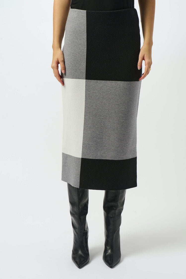 High-waist Knitted Pencil Skirt