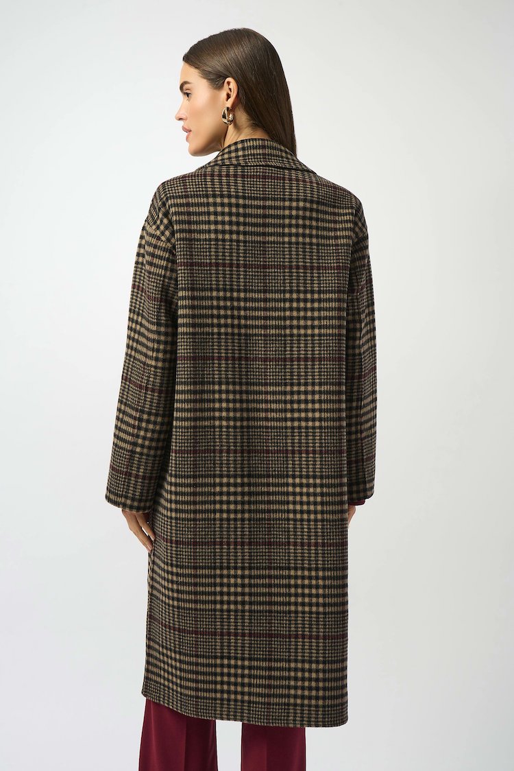 Plaid Long Overcoat