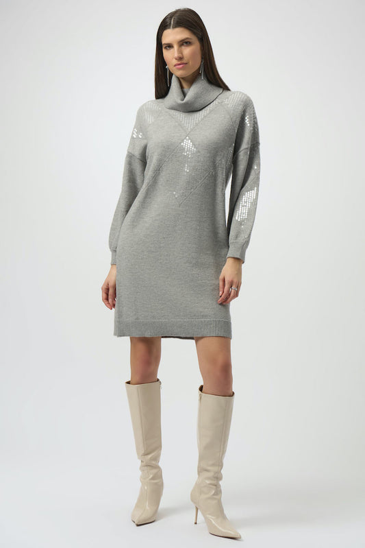 Mini Turtleneck Sweater Dress