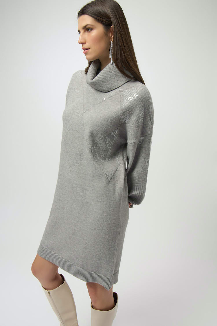 Mini Turtleneck Sweater Dress