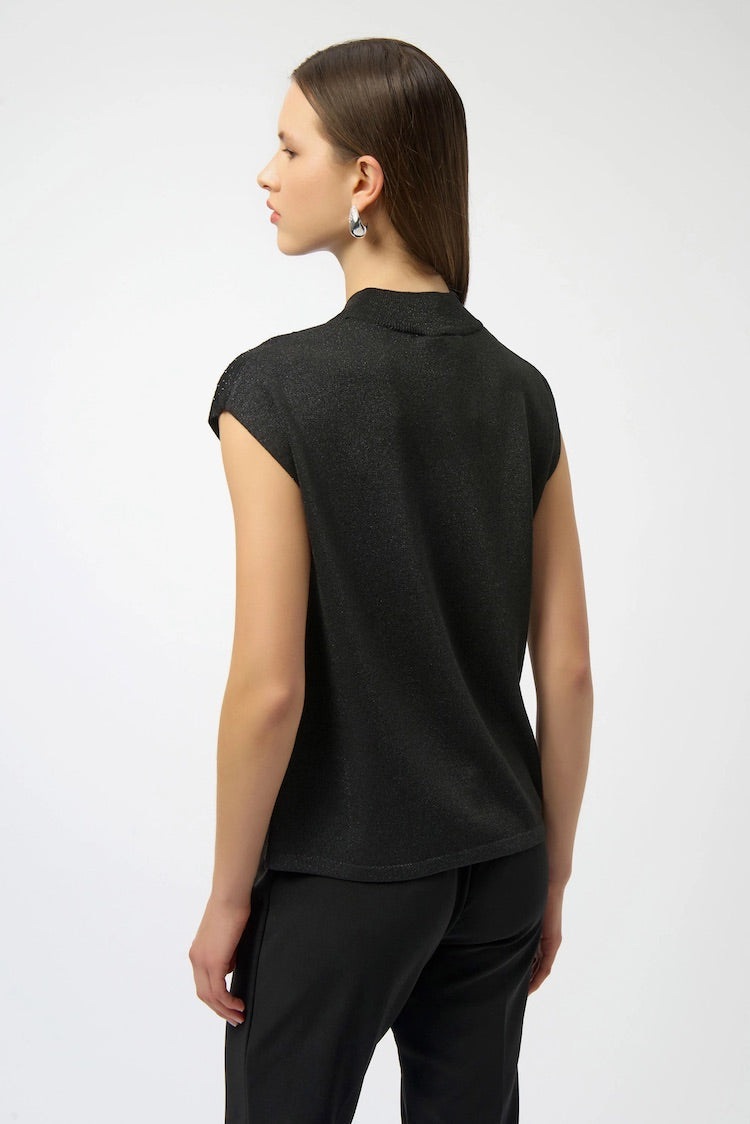 High Neck Sleeveless Pullover