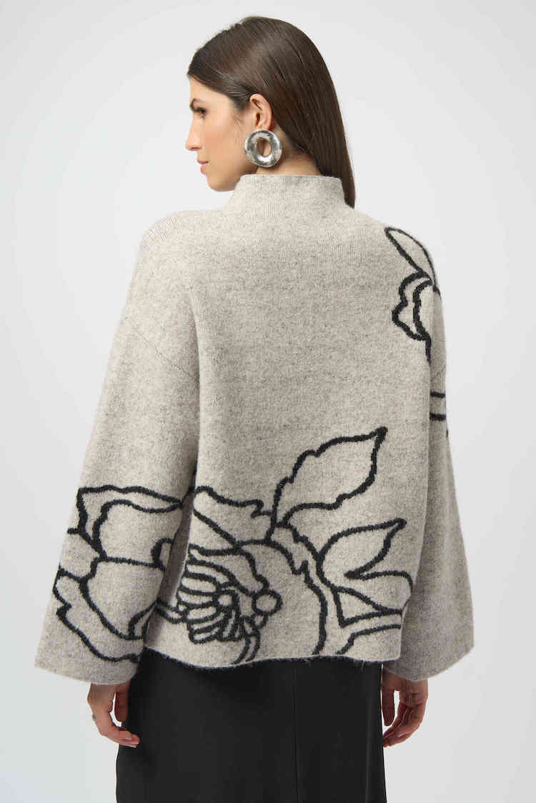 Floral Embroidered Pullover