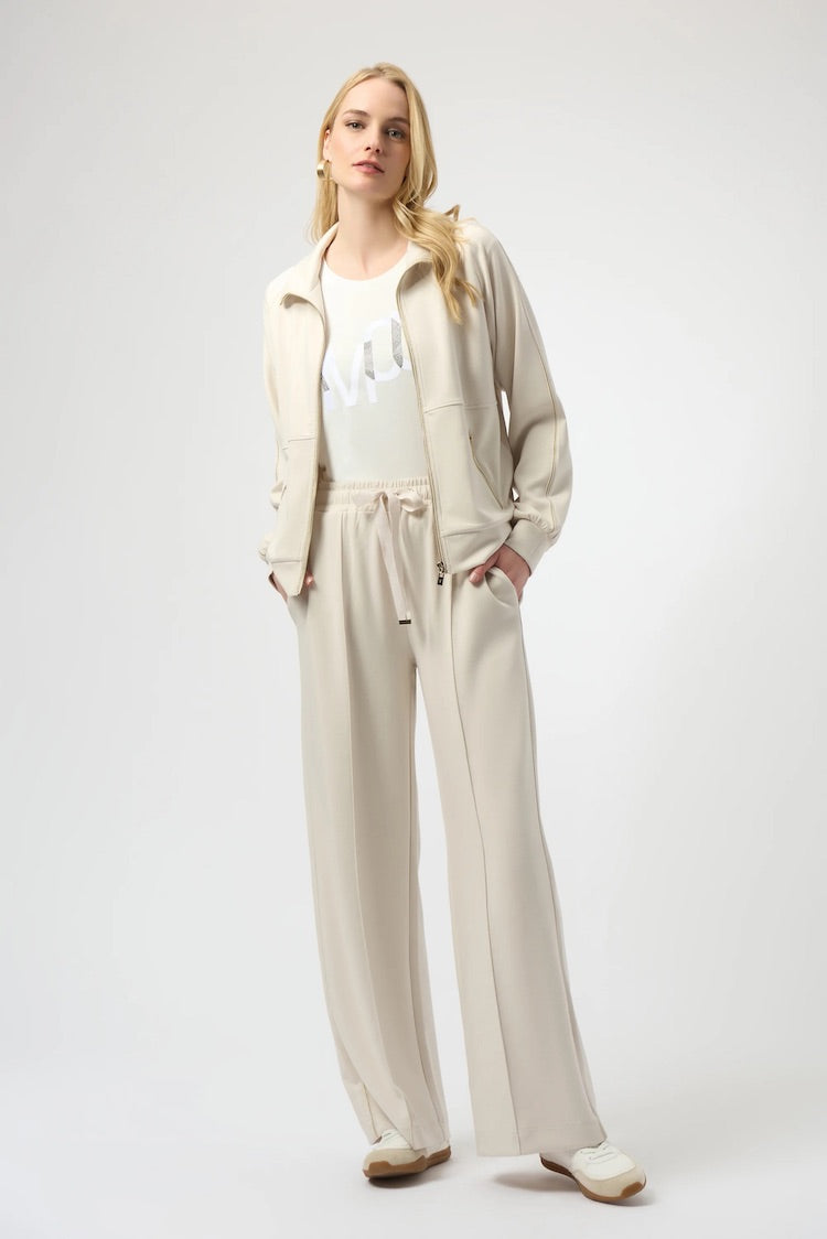 FCRB24ssBLAZER/SLACKS/AUTHENTIC TEEセット Joseph Ribkoff Velvet Wide-Leg Trousers Style 244927 | 1ère Avenue