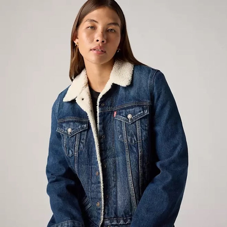 Levi Strauss Long Levis Denim Jacket Levi's Denim Jacket Size