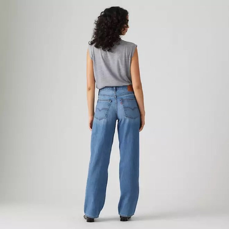 Baggy Dad Linen+ Denim Lightweight Women's Jeans