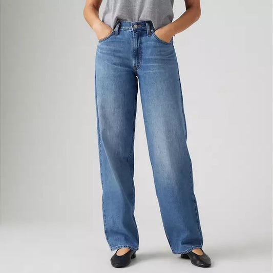 Baggy Dad Linen+ Denim Lightweight Women's Jeans