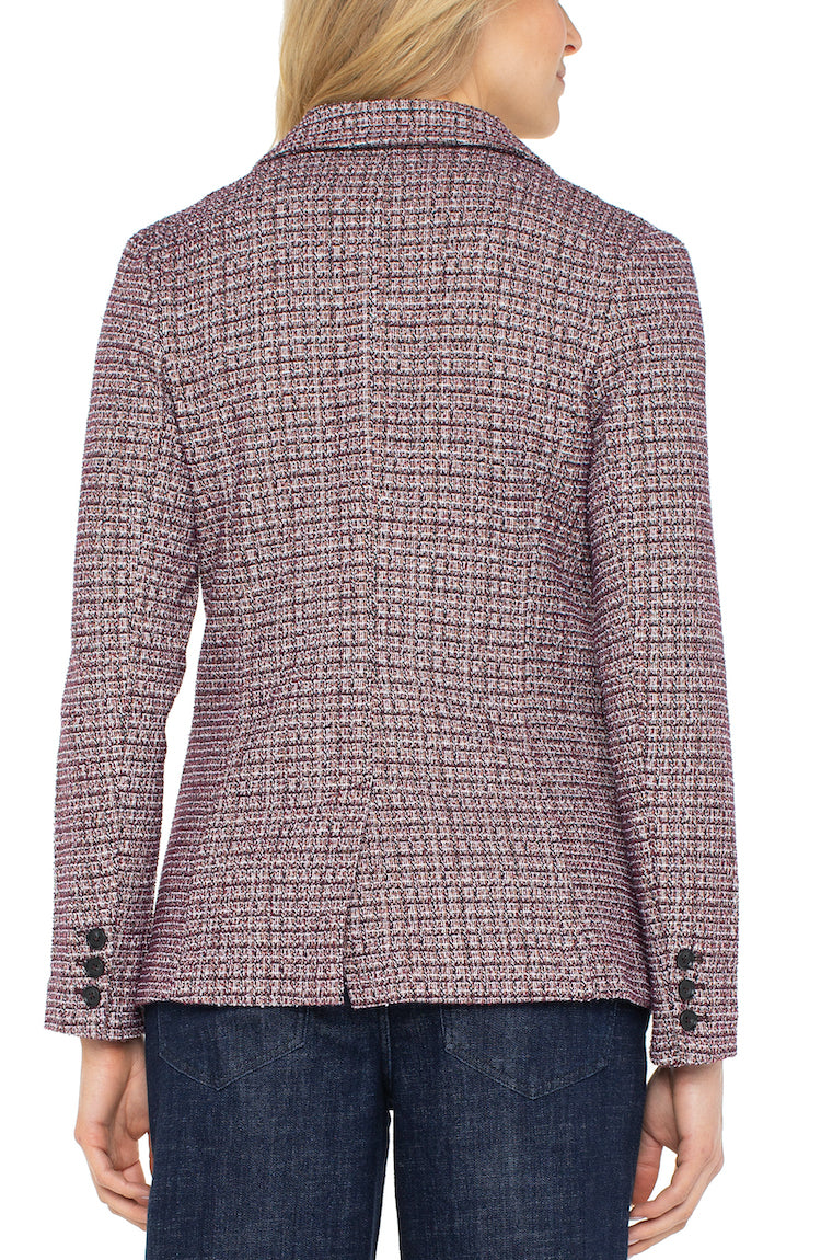 Boyfriend Blazer With Removable Hood