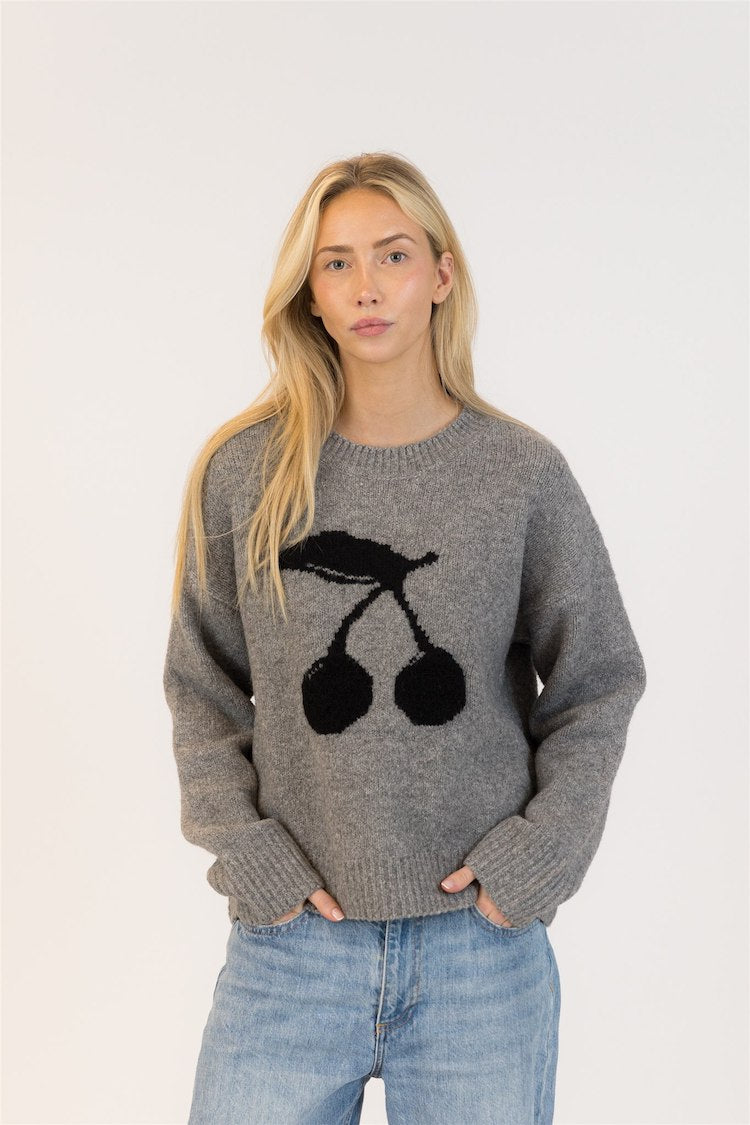 Lou Cherry Sweater