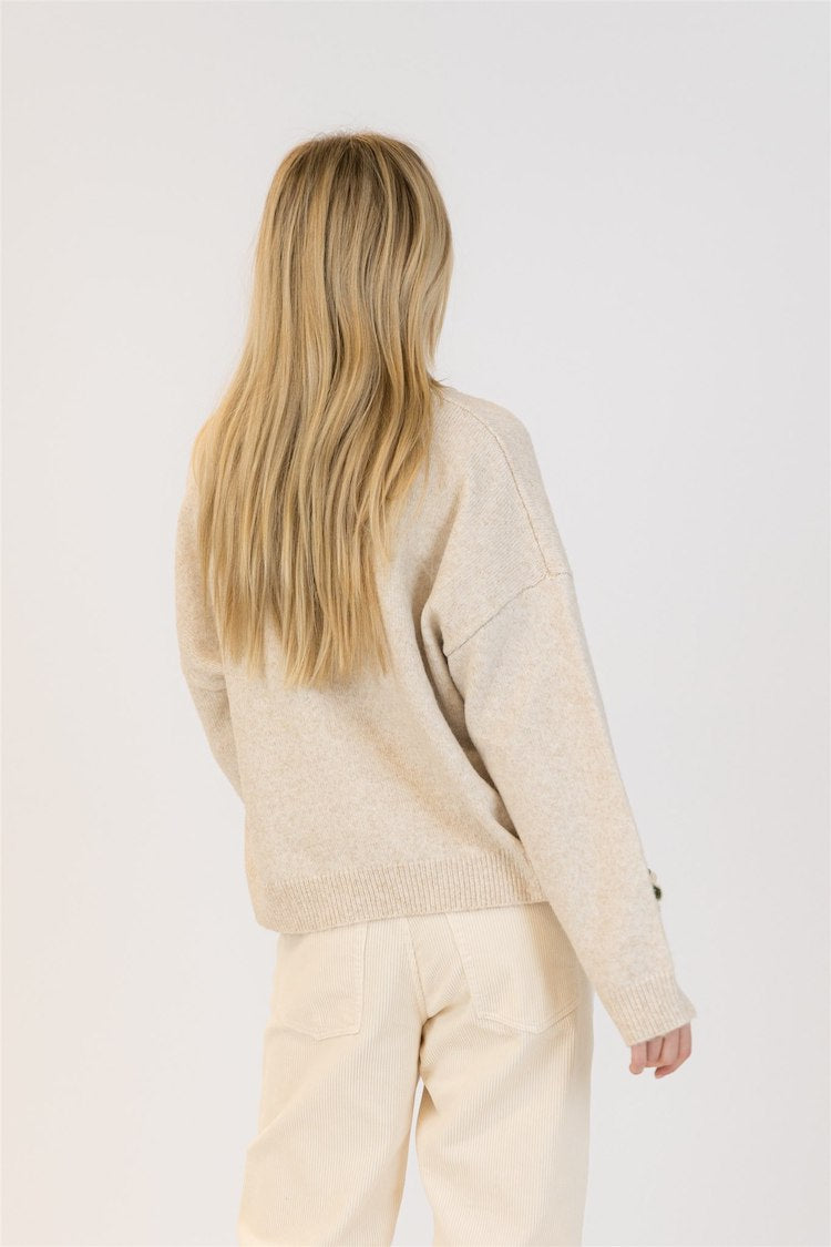 Holly Flower Sweater