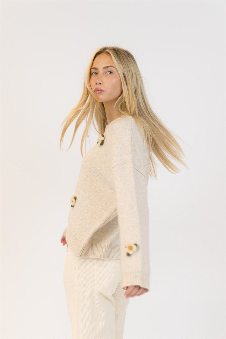 Holly Flower Sweater