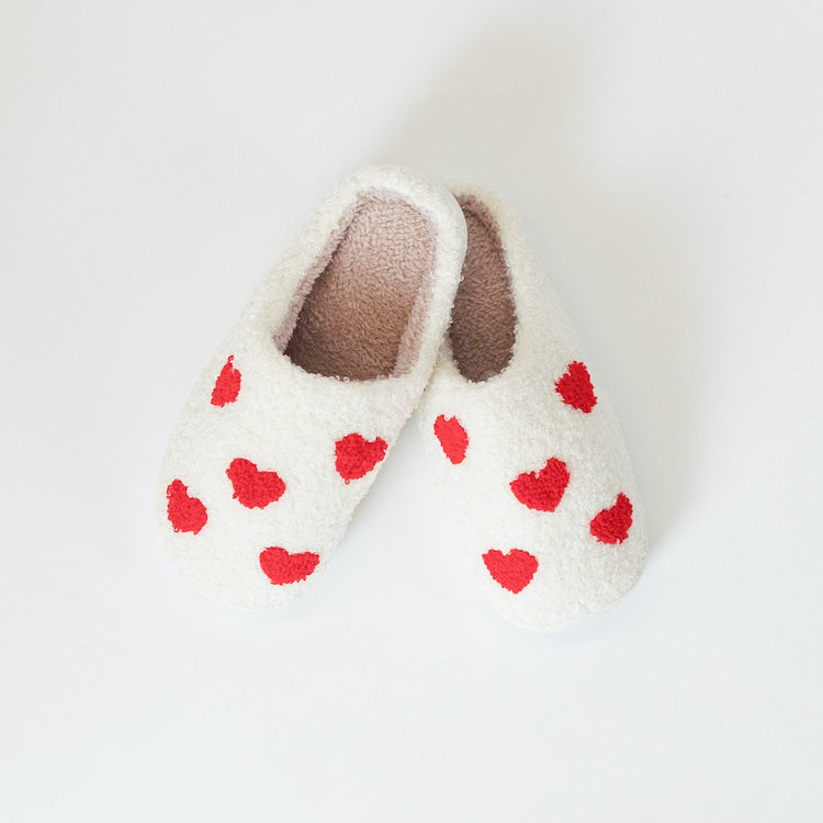 Sherpa Print Slippers