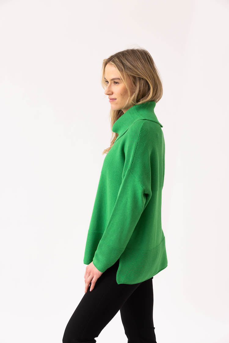Cowl Neck Long Sleeve Top